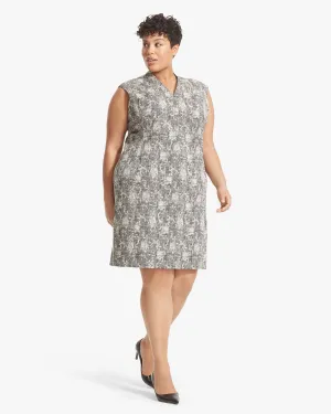 Aditi Dress | Black / White