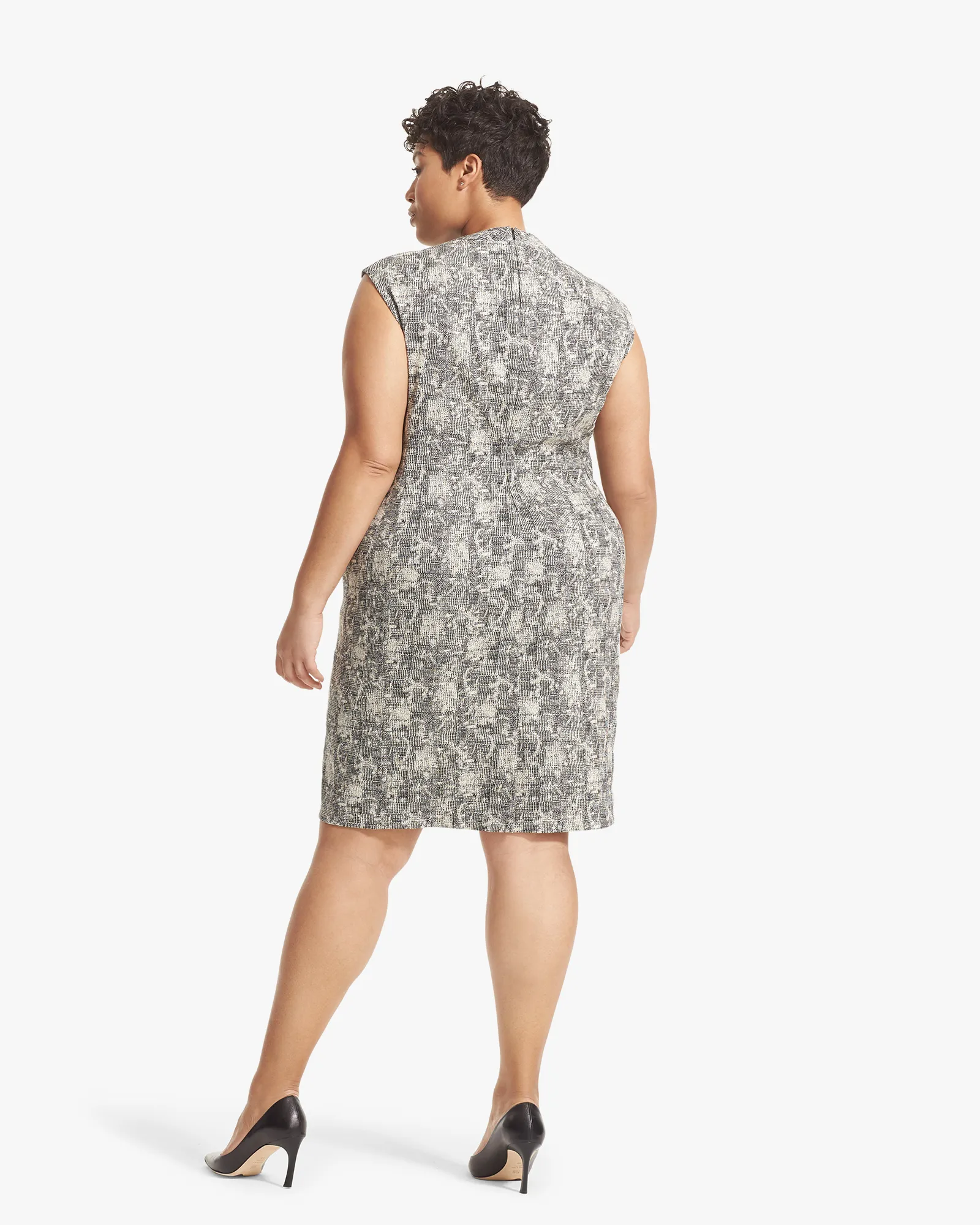 Aditi Dress | Black / White