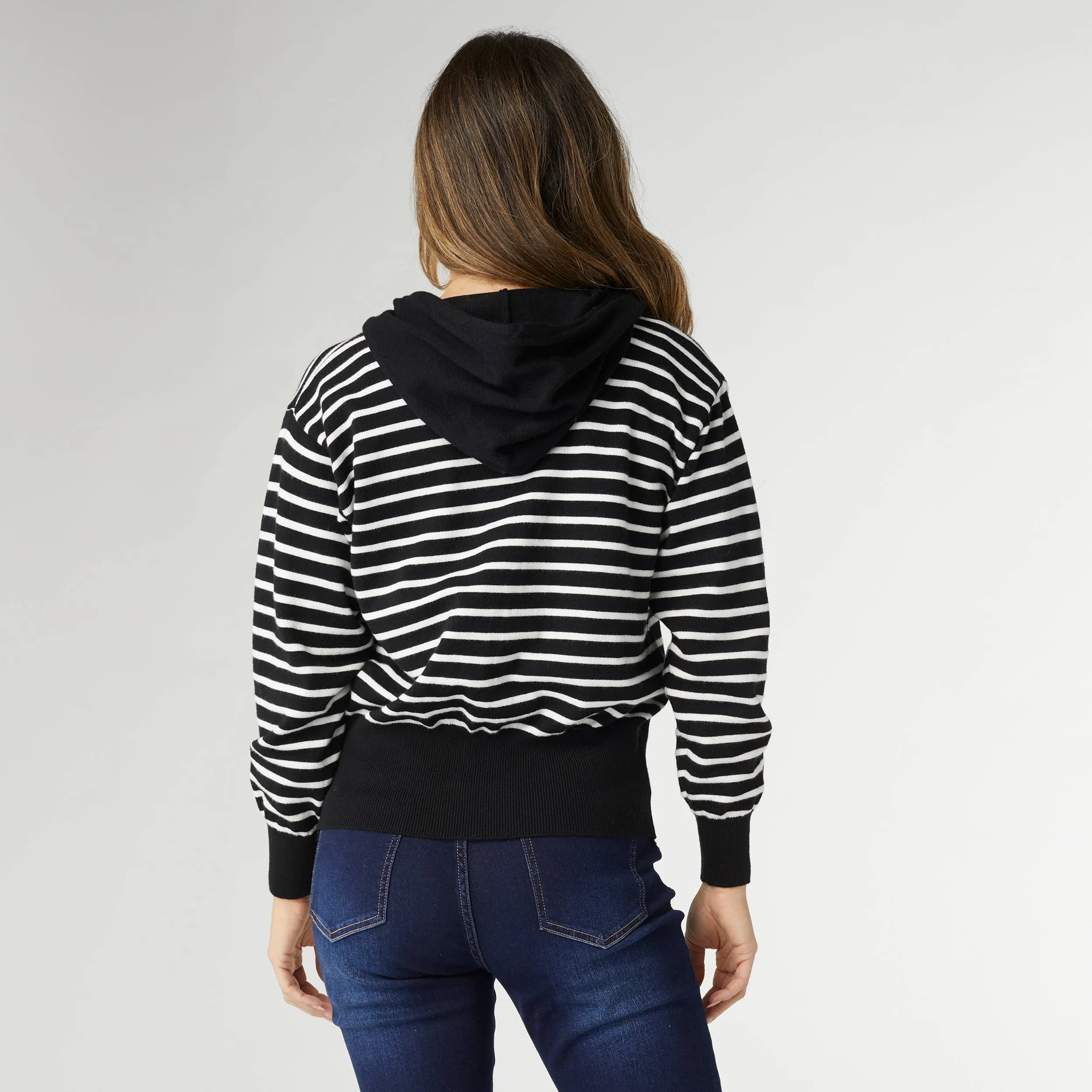 Audree Zip-Up Hooded Sweater