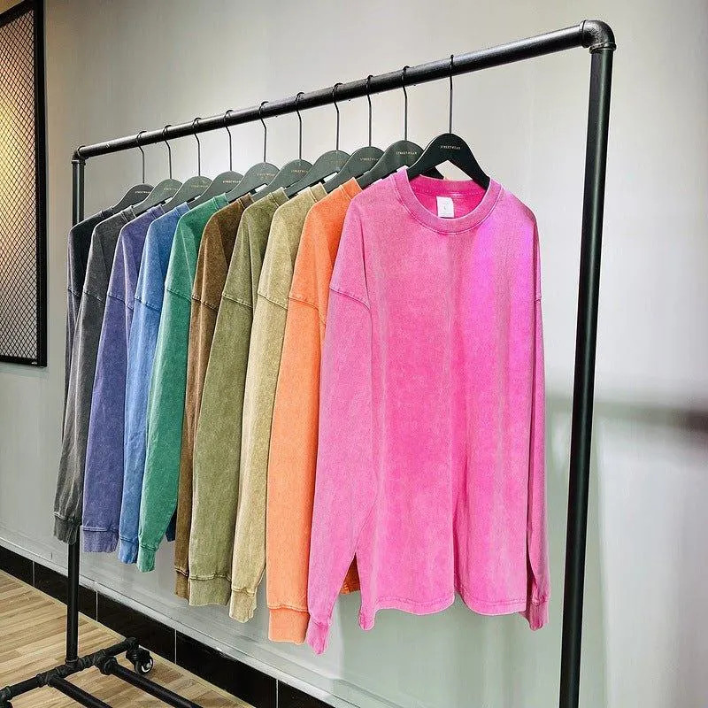 Basic Acid Crew Longsleeve Tee