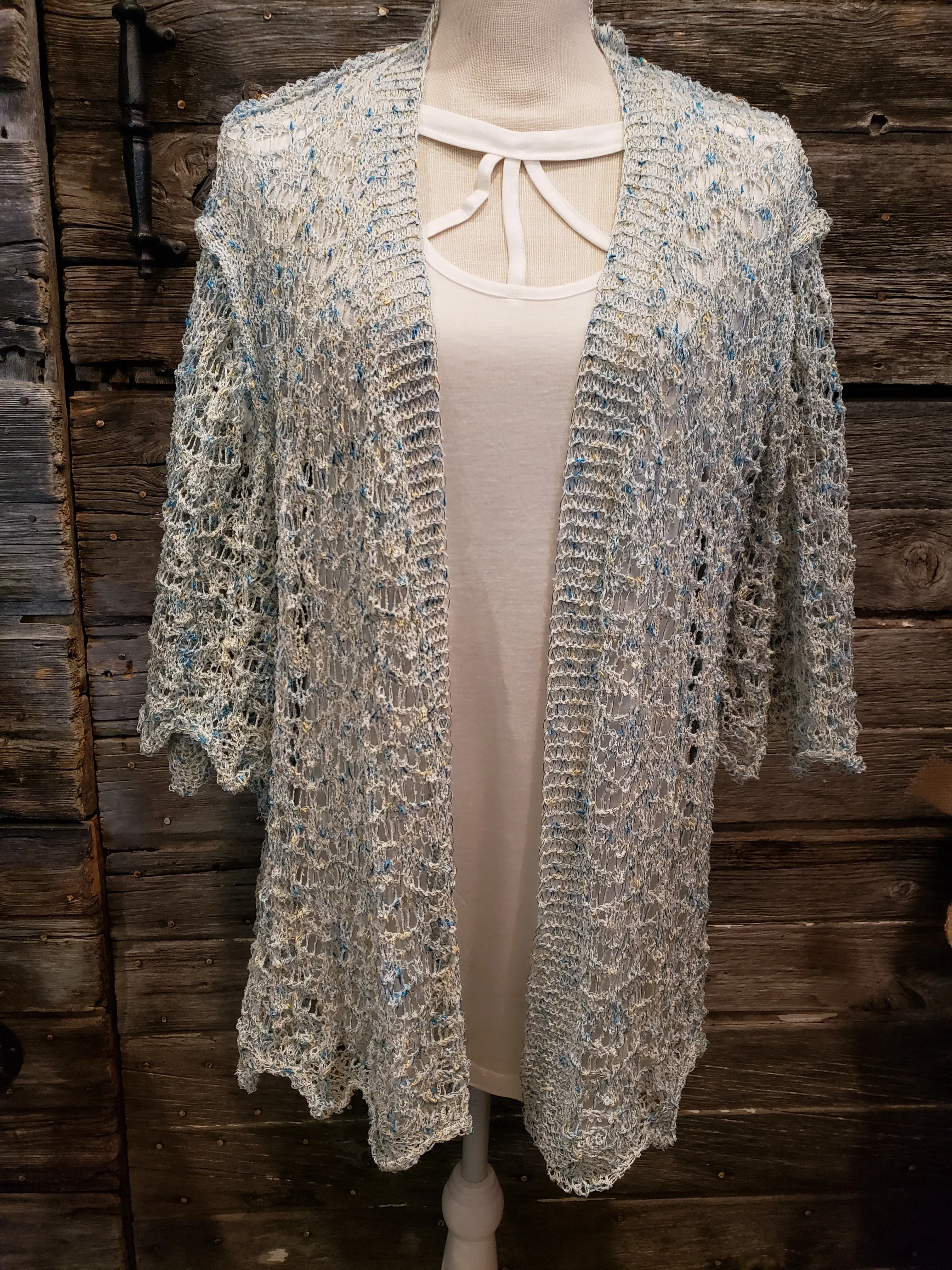 Blue lemonade cardigan