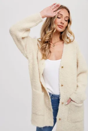 Boho Bliss Fuzzy Cardi