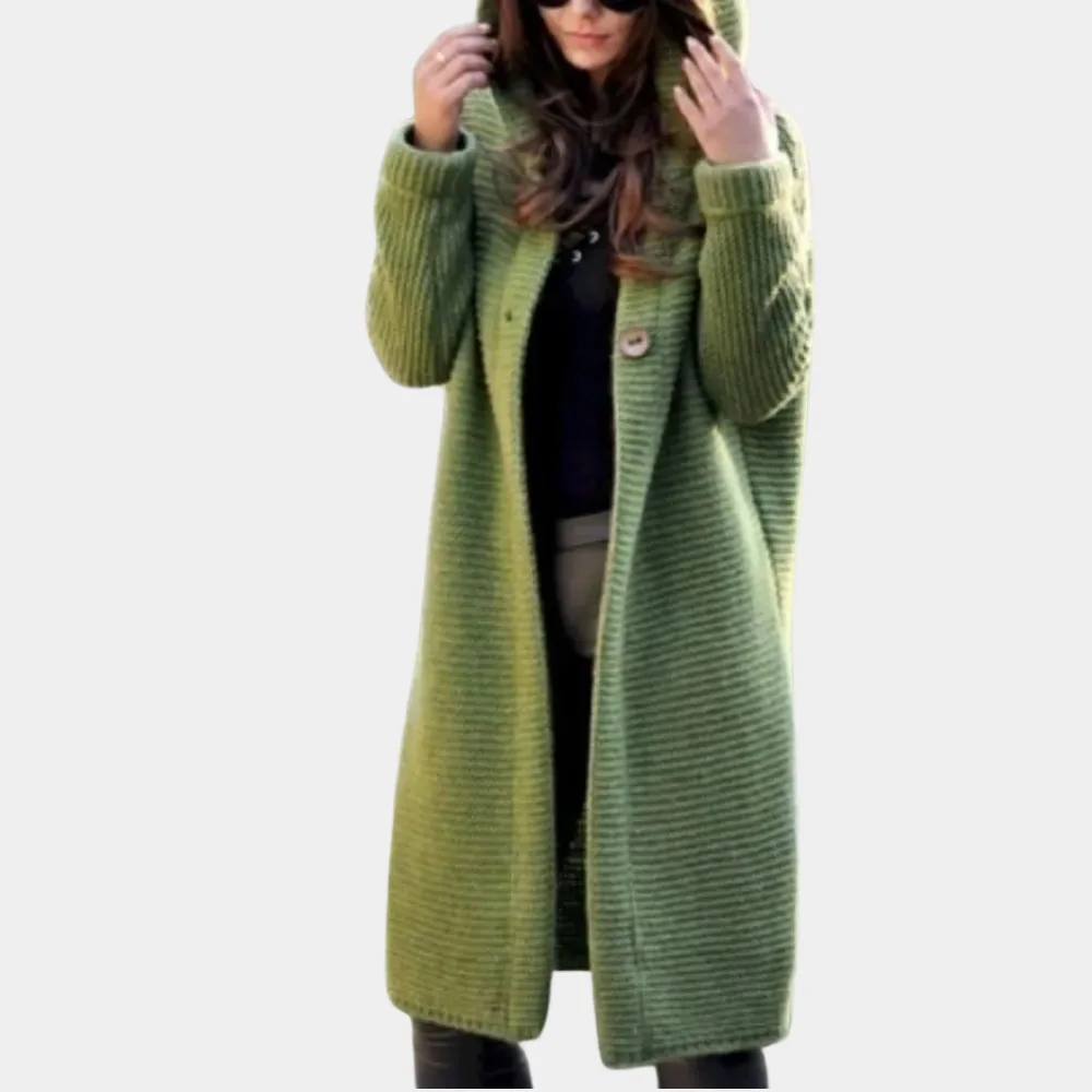Claudia - Cozy Hooded Ladies' Cardigan