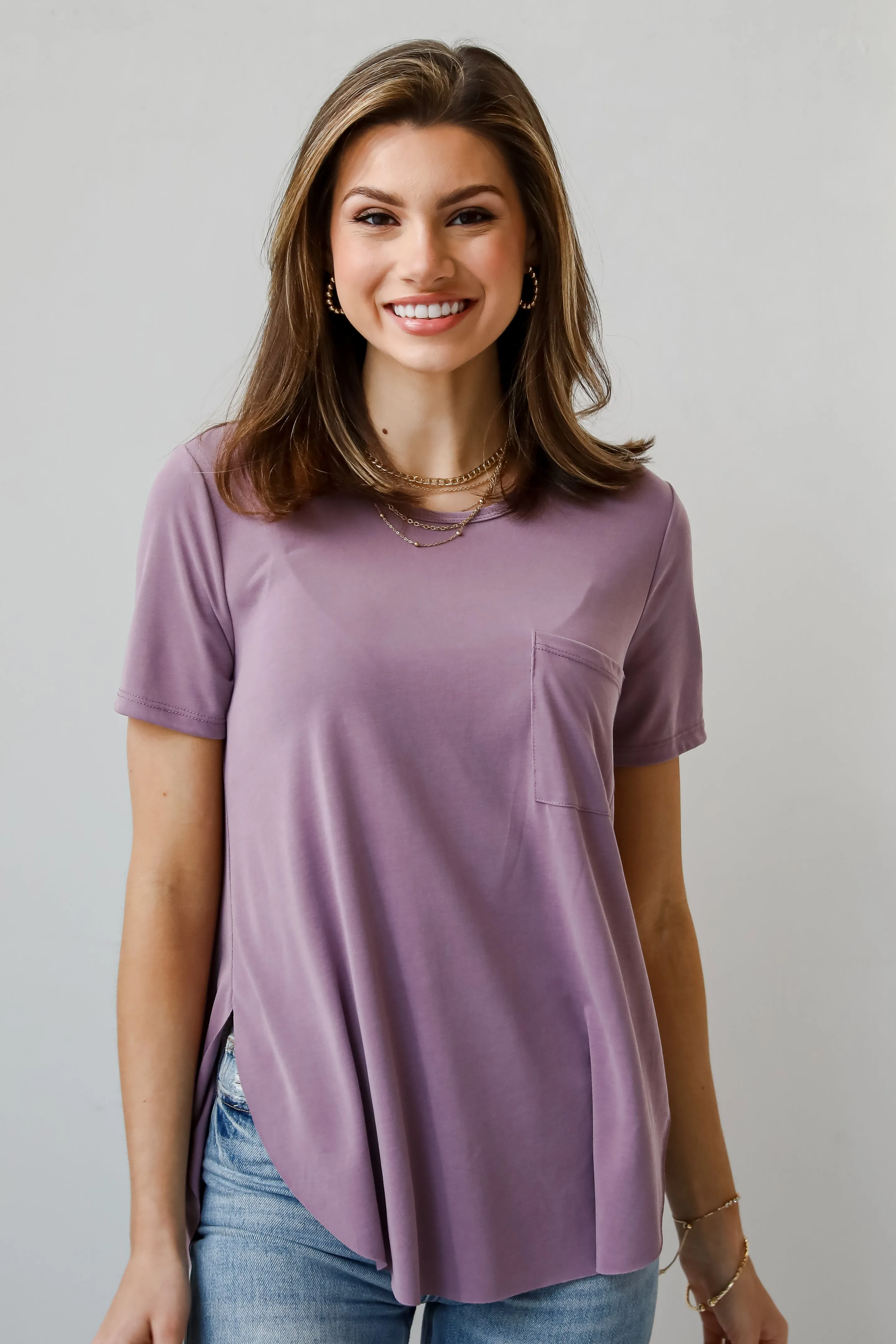 FINAL SALE - Sarah Everyday Pocket Tee