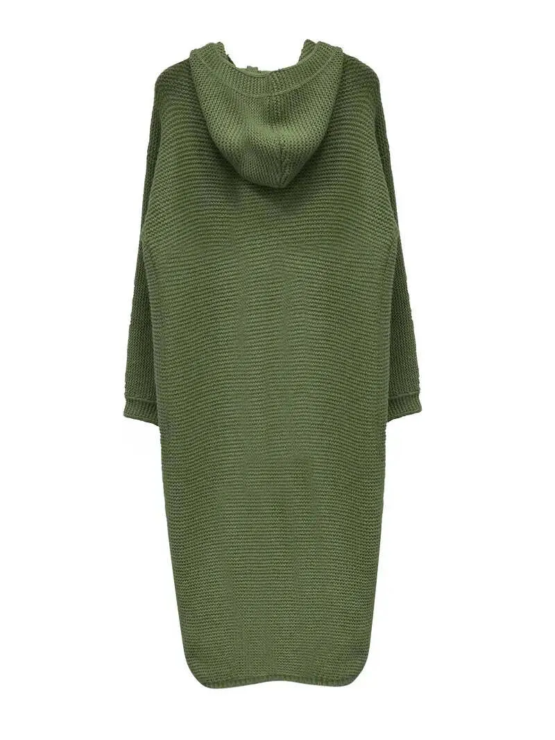 Ivyshape | Cozy Longline Knit Cardigan