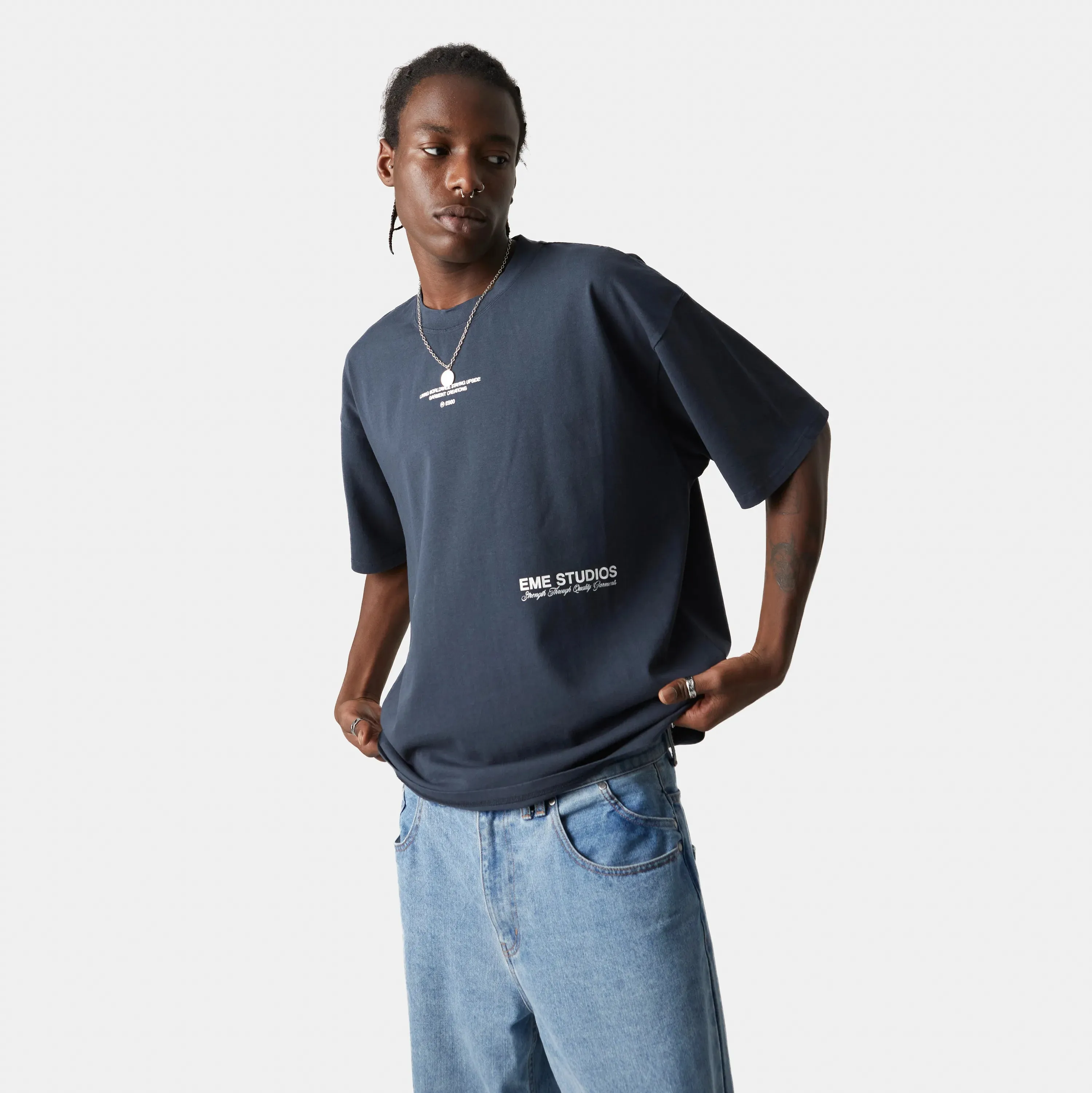 Jack Navy Oversized Tee