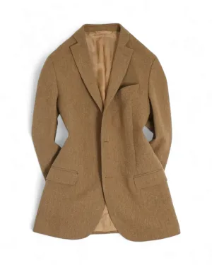 J.Lindeberg - Light Brown Herringbone Tweed Sports Jacket 50