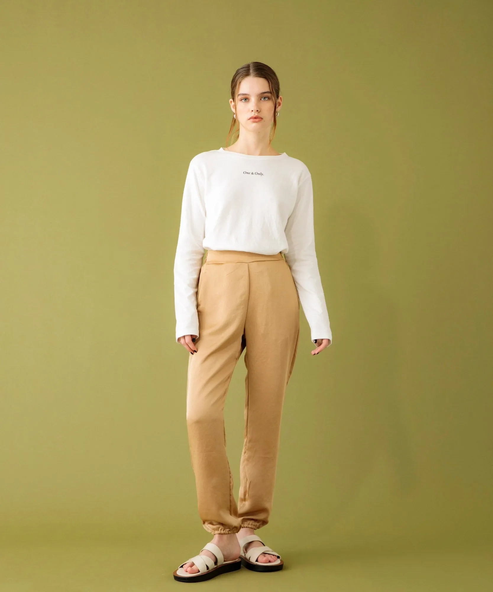 SATIN EASY JOGGER PANTS