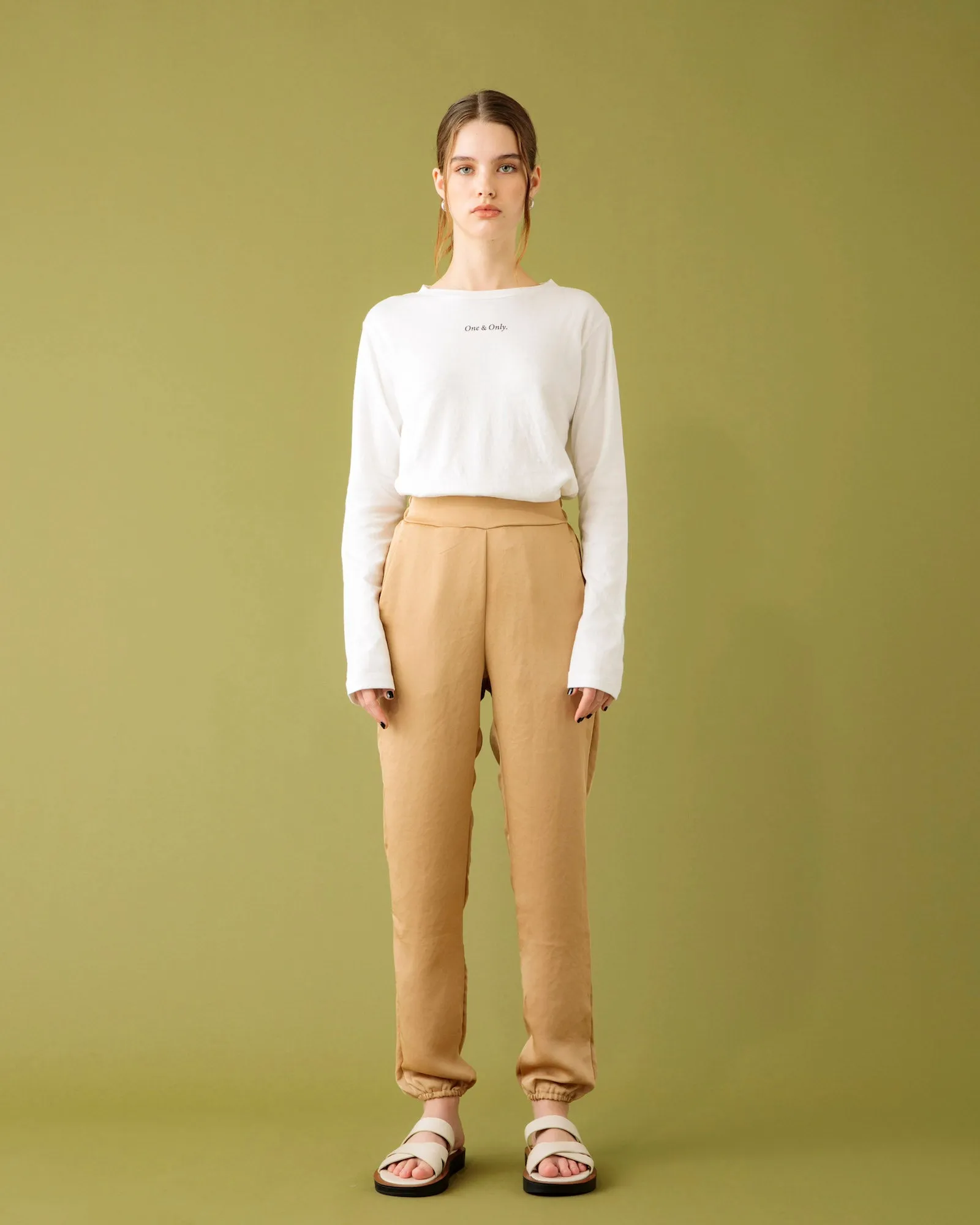 SATIN EASY JOGGER PANTS