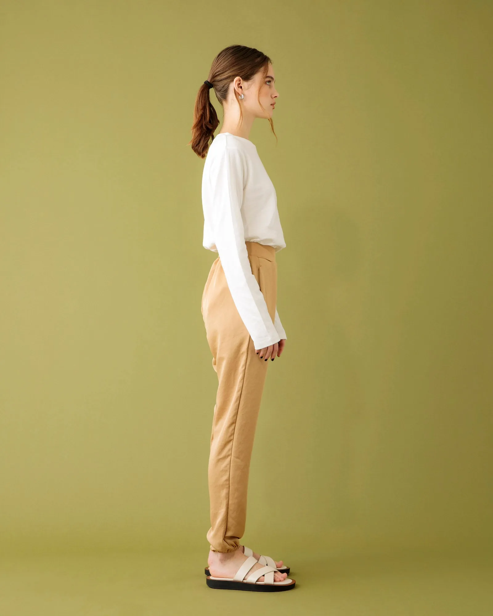 SATIN EASY JOGGER PANTS