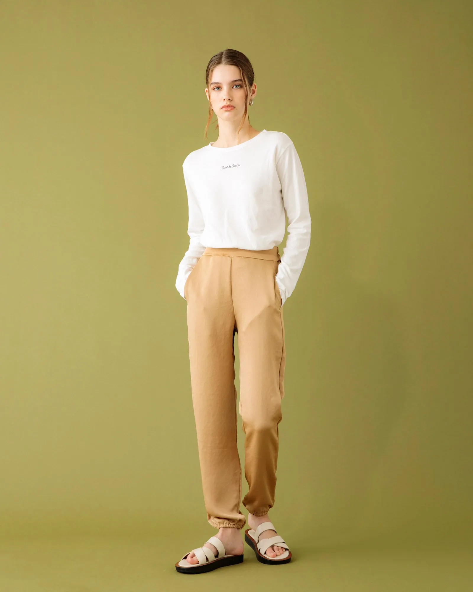 SATIN EASY JOGGER PANTS