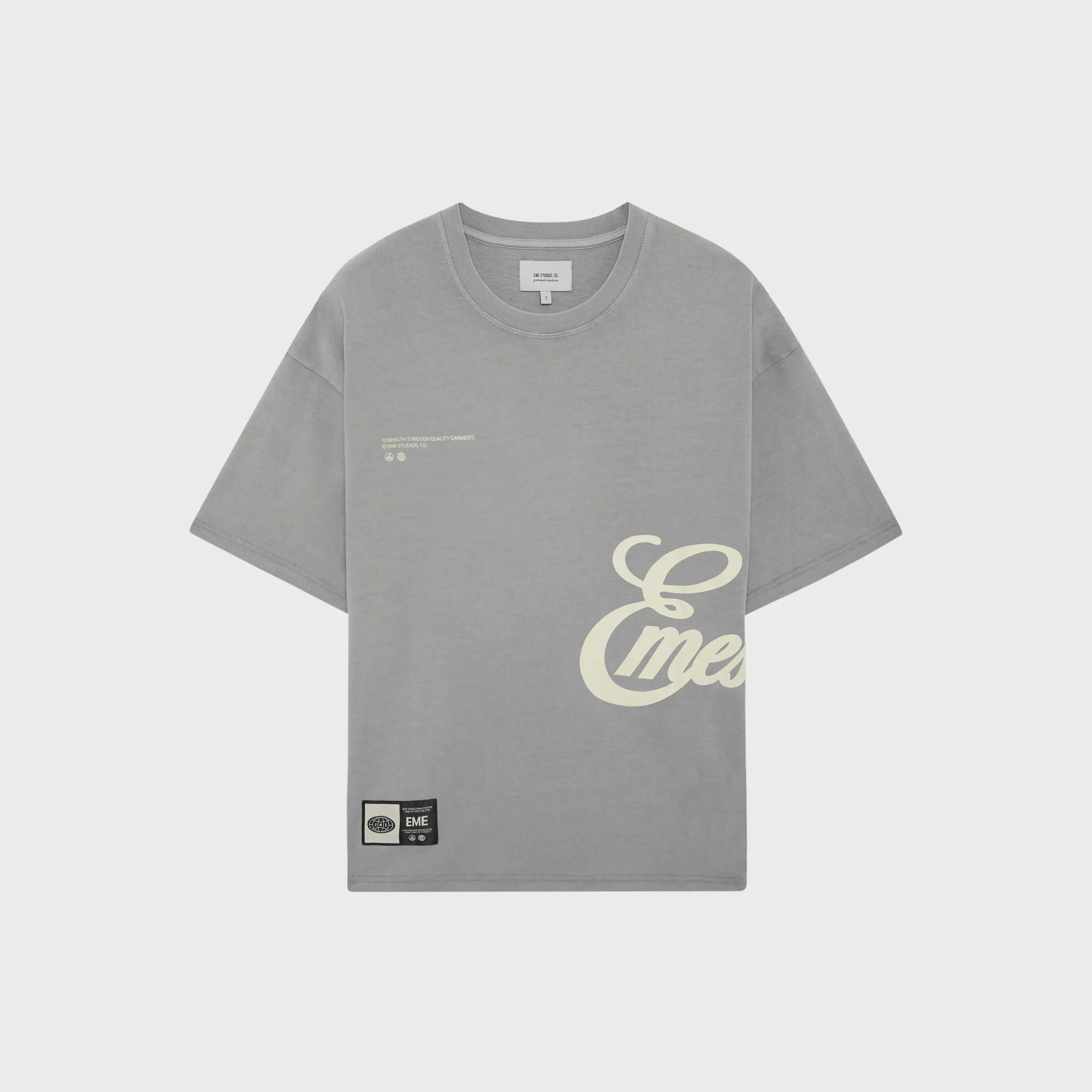 Side Hug Pebble Oversized Tee