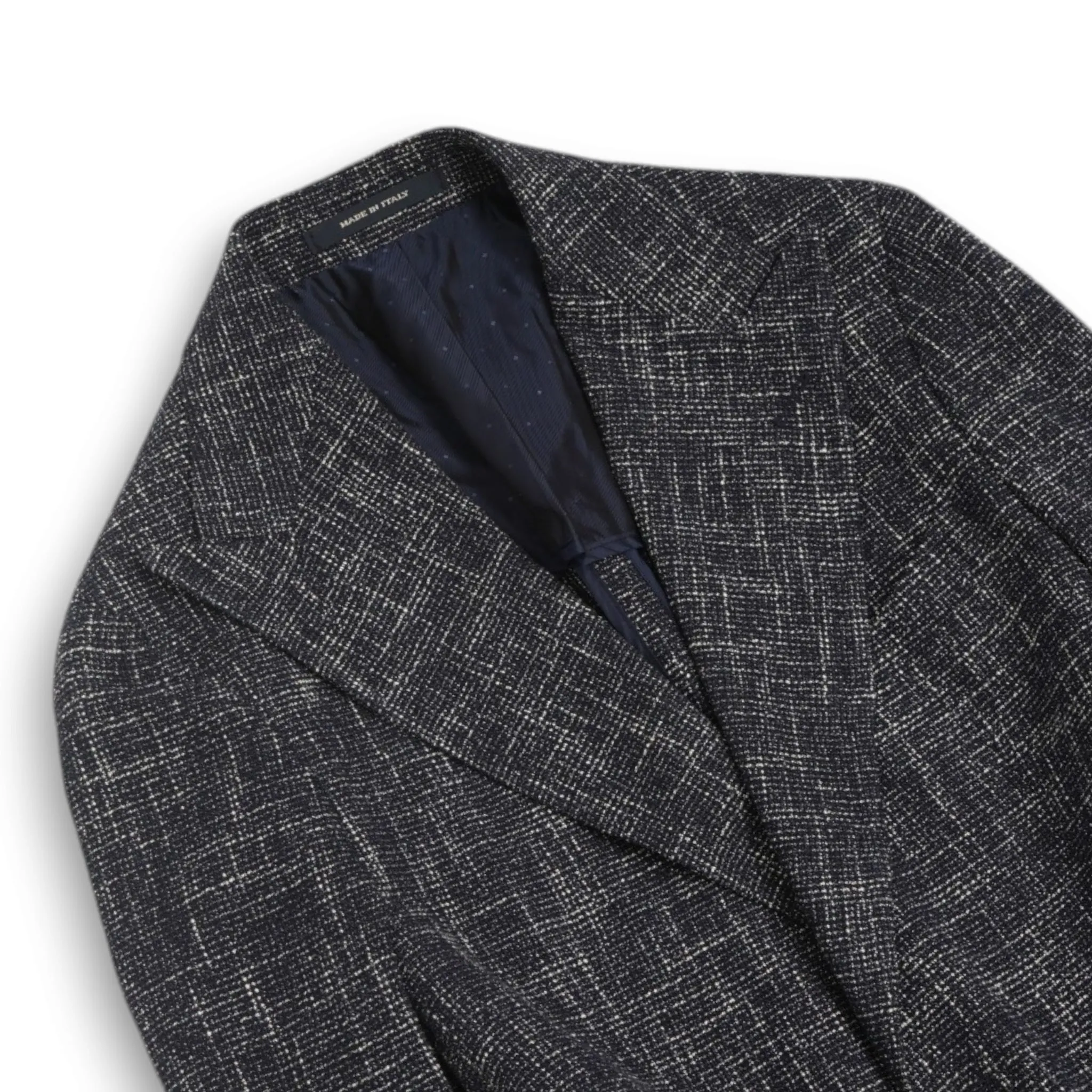 Tagliatore - Navy/White Cotton/Linen Sports Jacket 50
