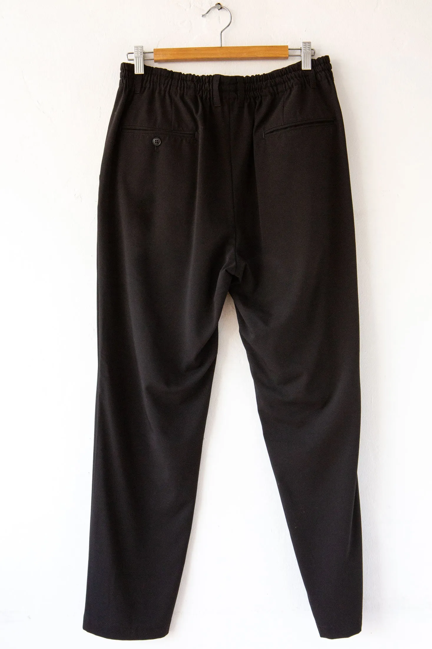 Tapered Easy Pant Black