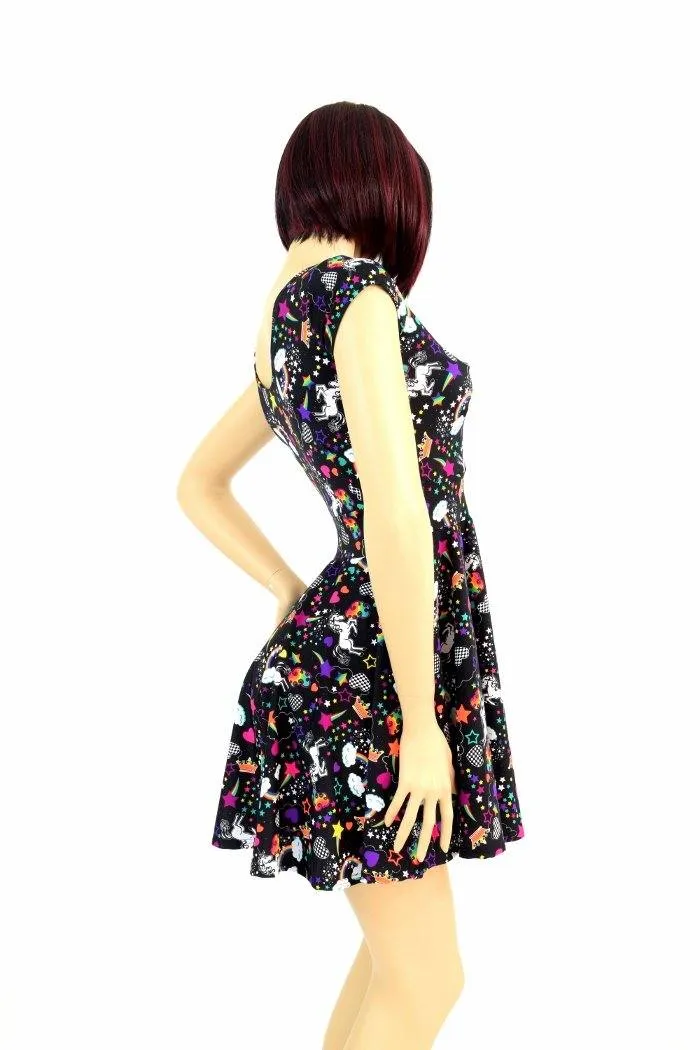 Unicorns and Rainbows Skater Dress