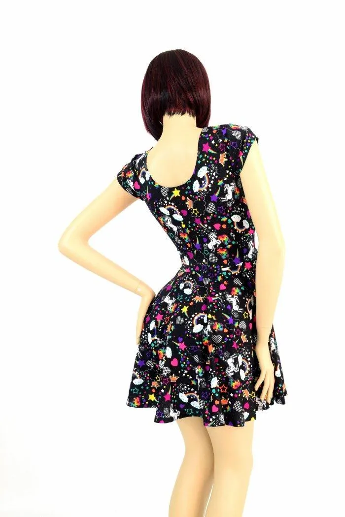 Unicorns and Rainbows Skater Dress