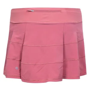 x TRENDYGOLF Womens Pace Rival Mid-Rise Skirt Long Brier Rose - AW23